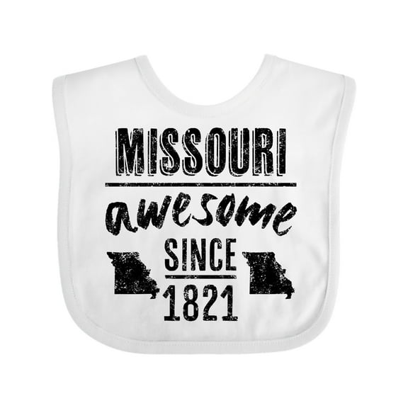 Inktastic Missouri Awesome Since 1821 Boys or Girls Baby Bib