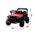 thumbnail image 5 of iRerts 12V Ride on Cars with Remote Control, Powered Ride on Toys Truck with Bluetooth, Music, MP3/USB Port, Swing Mode, Electric Cars for Kids Boys Girls 2-5 Ages, Red, 5 of 9
