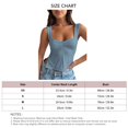 thumbnail image 2 of Camiseta sin mangas Nikou Fruncido Abertura lateral XS S M L, 2 of 6