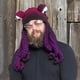 thumbnail image 4 of ZHAOCHENG PulpoAdultoTentáculoSombreroTejido a manoPuntoPulpoSombreroNavidadHalloweenDisfrazCosplay (Naranja), 4 of 5