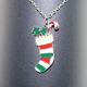 thumbnail image 5 of Collar femenino farfi festejo esmalte brillante Diamante de agua incrustada con todos los regalos decorativos de año nuevo que coinciden feliz navidad Papá Noel muñeco de nieve alce collar colgan, 5 of 5