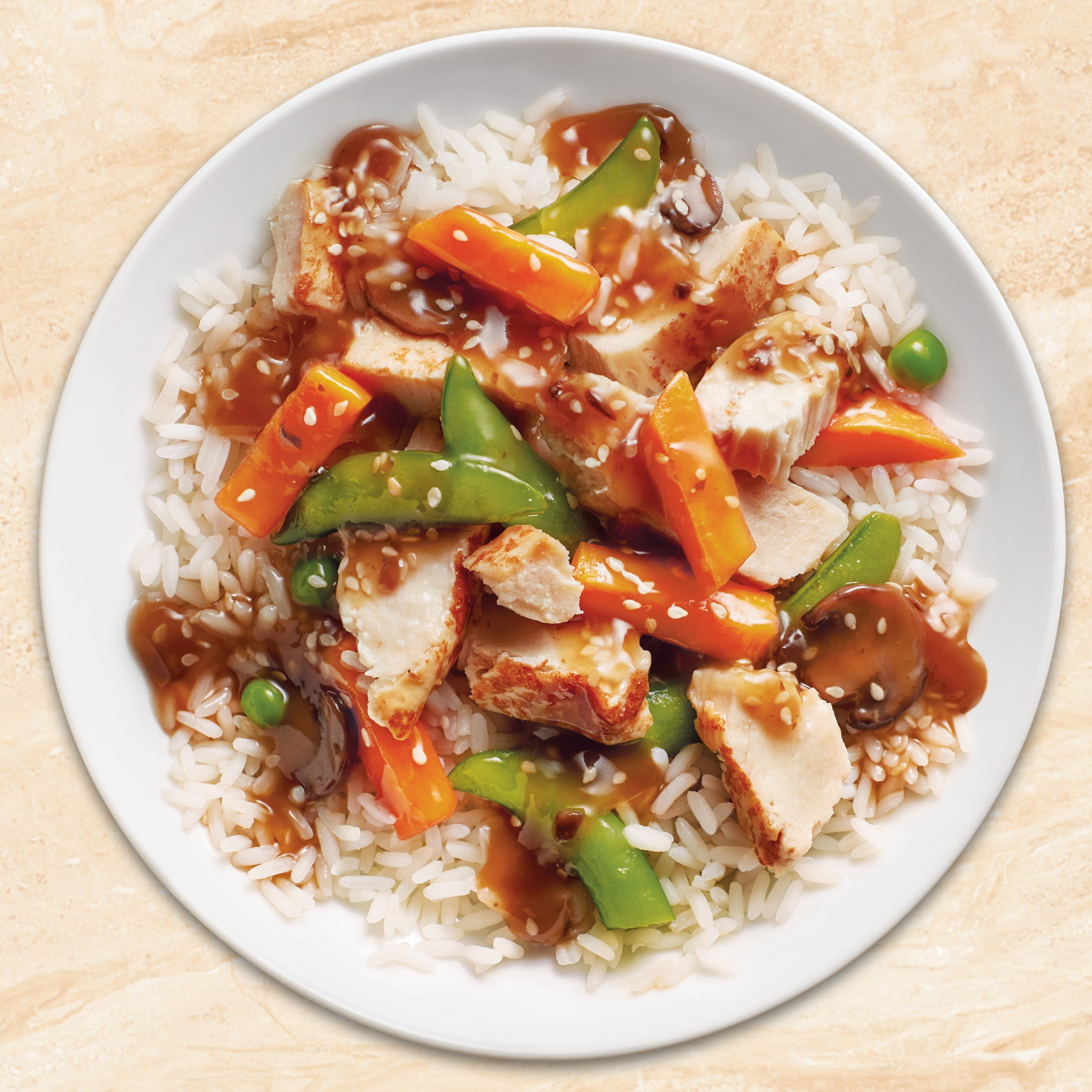 Healthy Choice Cafe Steamers Sweet Sesame Chicken, High Protein Frozen Meal, 9.75 oz. Bowl