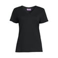 thumbnail image 3 of RealSize Women's V-Neck Tee with Short Sleeves, Sizes XS-3XL, 3 of 6