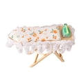 thumbnail image 6 of Miniature Ironing Table and Iron for 1/12 Dollhouses Ironing Board Collectible Dollhouses Furniture Accessories, 6 of 9