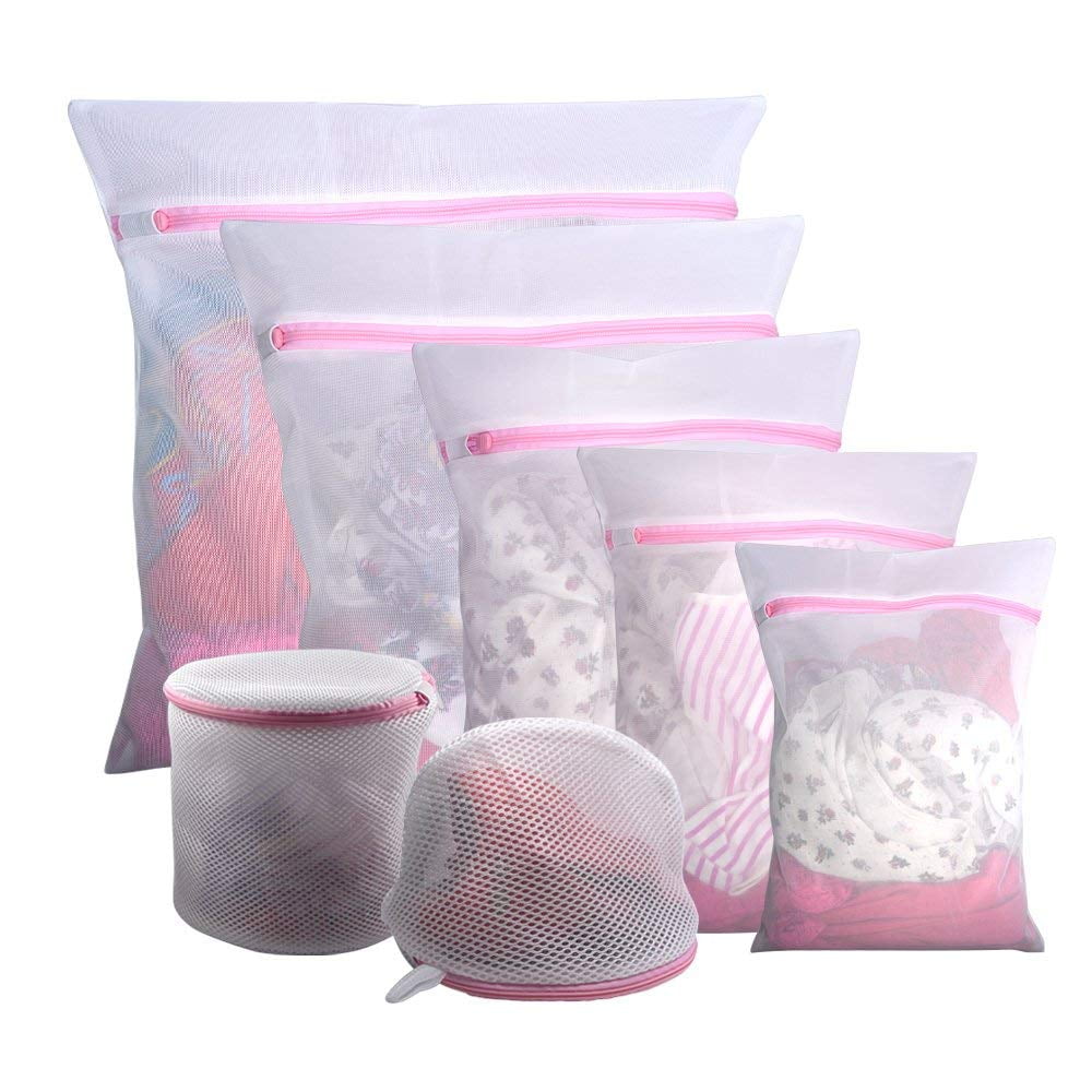 Small Large Wash Bag for Bra Delicates Lingerie Storage Bag Mesh Laundry Bags 