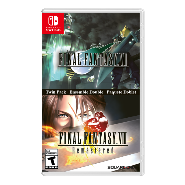 FINAL FANTASY VII & FINAL FANTASY VIII Remastered Twin-Pack (Nintendo Switch)