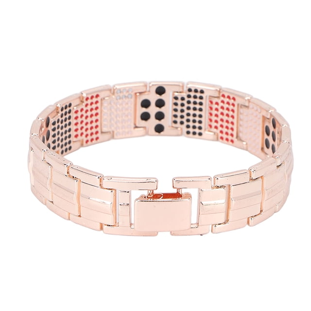 Pulsera magnética de Acero de titanio BuyWeek terapia magnética ajustable