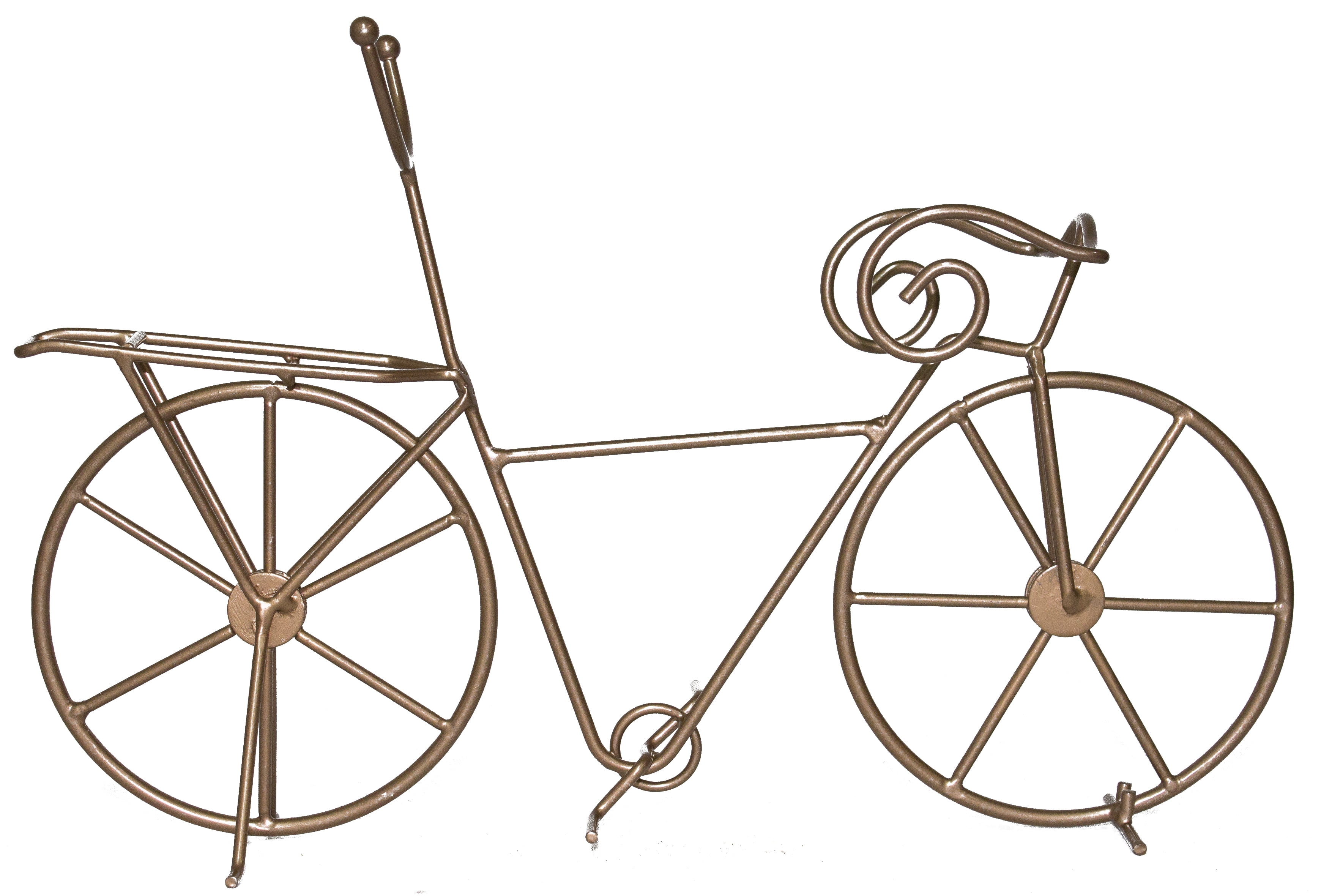 Bicycle Lovers Metal Bicycle Wine Bottle Holder