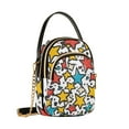 thumbnail image 7 of FORMRS Crossbody Bag for Women Quilted Travel Shoulder Cell Phone Purse with Chain Strap Handbag, Colorful Stars, 7 of 7