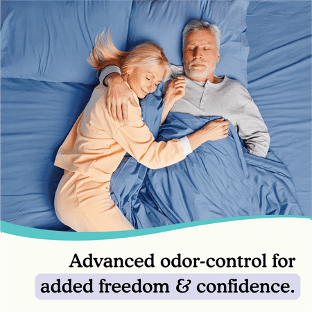 Because Premium Overnight Plus Incontinence Underwear - White, XXL, 40 Ct