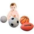 thumbnail image 4 of Sports Balls with Pump Soccer Ball Basketball Playground Ball Football,4Pcs, 4 of 4
