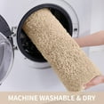 thumbnail image 6 of Buganda Microfiber Bathroom Rugs (24x47, Beige) Shaggy Soft and Absorbent, Non Slip, Thick Plush, Machine Washable Bath Mat and Bath Rugs for Bathroom, 6 of 6