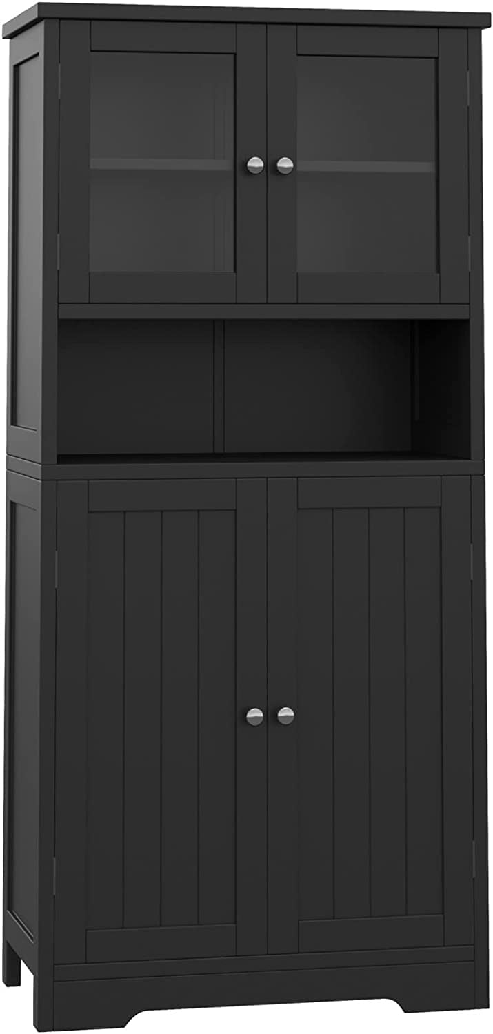 GUVSOETS Bathroom Storage Freestanding Floor with Open