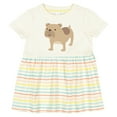 thumbnail image 3 of Inktastic Bulldog Girls Baby Dress, 3 of 5