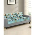 thumbnail image 2 of Colorful Oil Painting Sofa Couch Cushion Covers Washable, Removable Stretchable Sectional Couch Covers, Vintage Spring Birds Animals Slipcovers for L & T Shape Sofa Furniture Protector S Size 1 pc, 2 of 7