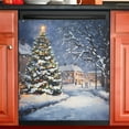 thumbnail image 5 of Ryvnso Christmas Tree in Night Dishwasher Magnetic Refrigerator Magnet Cover Kitchen Home Decorative 23"x26", 5 of 6