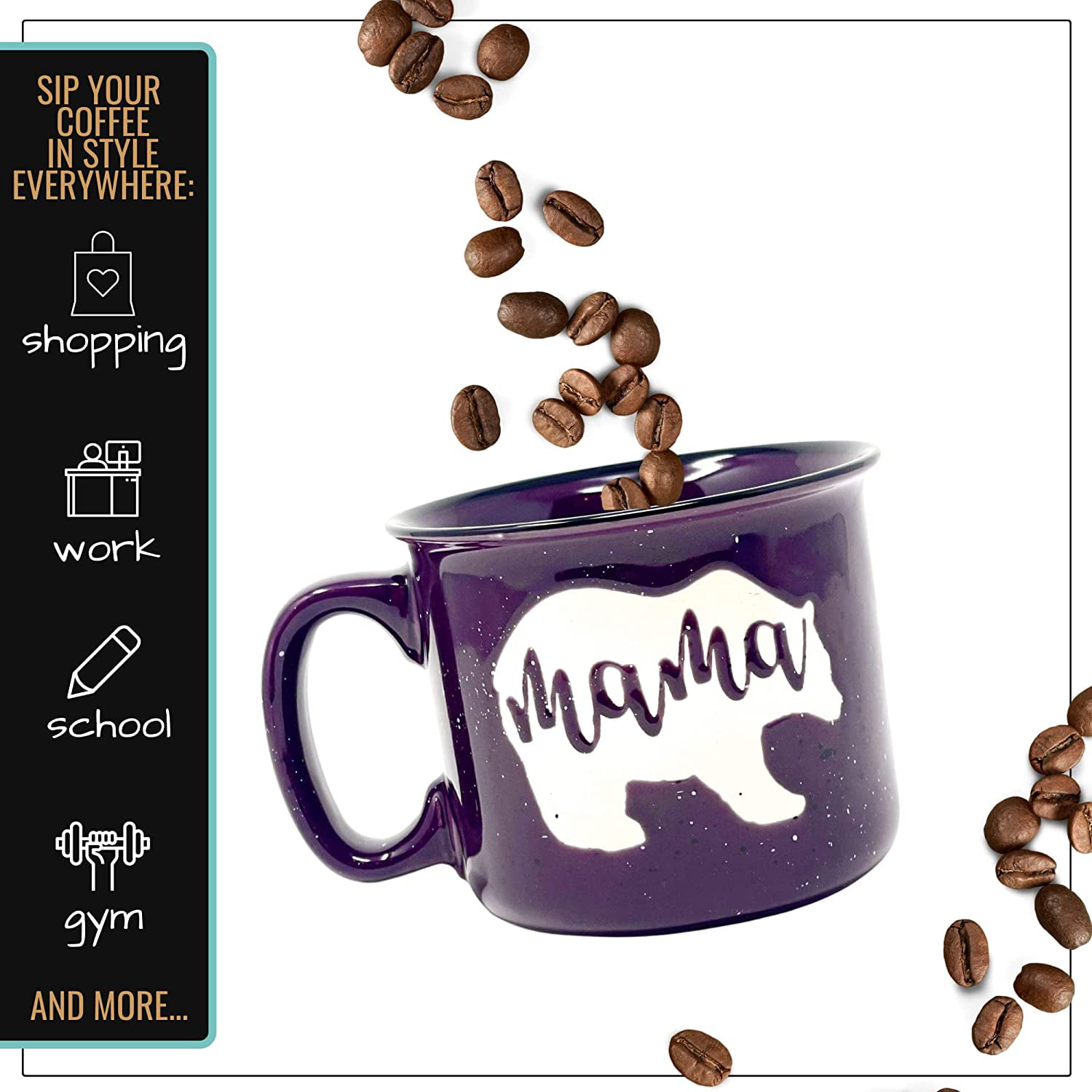 June & Lucy Gifts for Mom - Mama Bear Novelty Coffee Mug 15 oz - Cute  Camping Coffee Mom Mugs for Wo…See more June & Lucy Gifts for Mom - Mama  Bear
