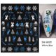 thumbnail image 1 of Diseño de Arte de uñas nevadas de invierno, pegatina 3D de árbol de las maravillas de alce de nieve blanca, decoración de uñas, accesorio de calcomanía de oso de pingüino lindo SAF816, 1 of 4
