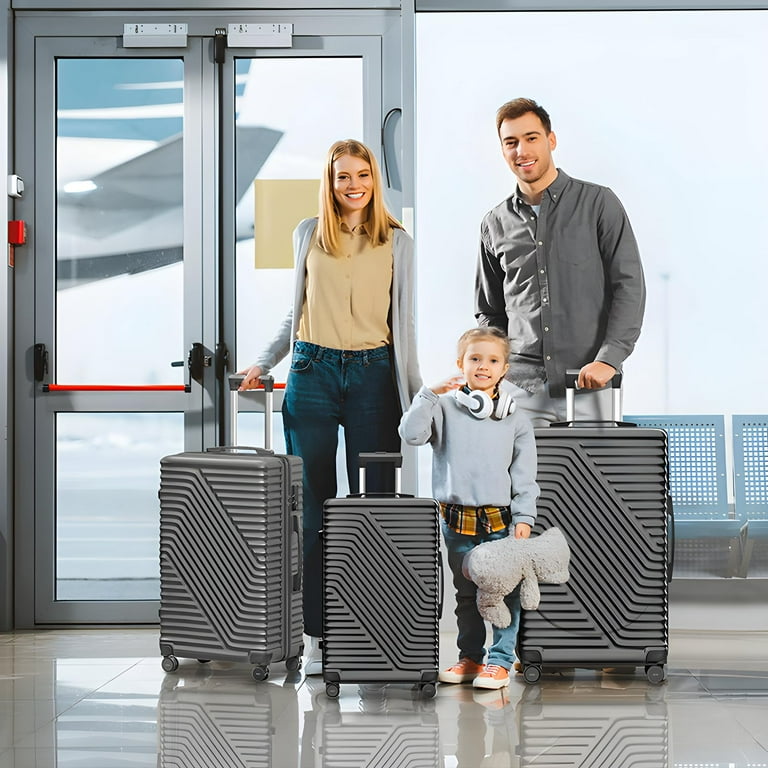 お買い得 ソリッドステーク セット +α 24本セット バリスティクスケース付 SUGIFT Luggage Sets 3 Piece Suitcase Set with TSA Lock 360°Spinner