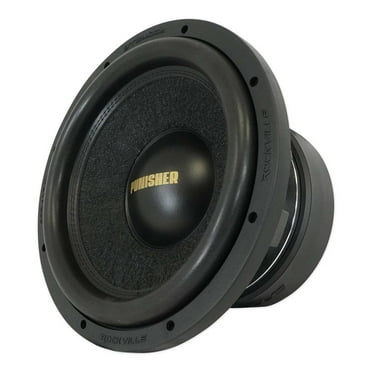 Rockville Punisher 12D2 12" 5600w Peak Car Audio Subwoofer Dual 2-Ohm Sub 1400w RMS CEA Rated
