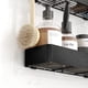 thumbnail image 5 of Estante de ducha sin taladrar, 2 estantes organizadores de ducha de acero inoxidable con ganchos, estante de baño de 38-40 cm con gran capacidad, cesta de ducha para baño y cocina., 5 of 6