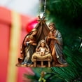 Christmas Nativity Scene Decoration Pendant, Commemorating the Birth of