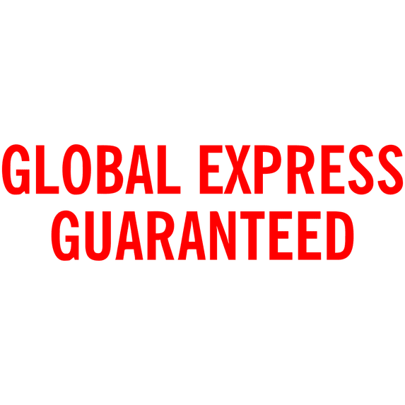 GLOBAL EXPRESS GUARANTEED Stock Stamp | Pre-Inked Xstamper