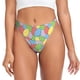 thumbnail image 1 of Balery Colorful Easter eggs Tangas de Algodón para Mujer con Estampado – Ropa Interior Sexy, Transpirable, G-string-Medium, 1 of 6
