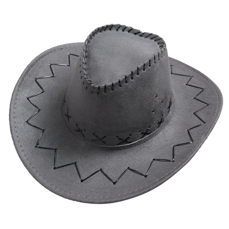 8293 Cowboy Hats For Men Women Cowgirl Hat Wide Brim Felt Western Ariat 3X Felt Cowboy Hat | Western Hats for Men & Women  main image 2