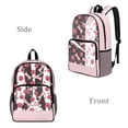 thumbnail image 2 of SEANATIVE Clear Backpack for Boys Girls Clear Backpacks Transparent Daypack with Adjustable Straps, See Through Book Bag Back to School Essentials, Paw Bone Pink, 2 of 7