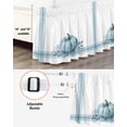 thumbnail image 3 of Blue Pumpkin Bed Skirt King Size 16 Inch Drop, Thanksgiving Fall Leaf Vintage Farmhouse Wrap Around Dust Ruffle Bedskirts, Wrinkle & Fade Resistant Easy Fit Bedskirt with Adjustable Elastic, 3 of 8