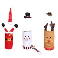 thumbnail image 4 of Funda para botella de vino, ropa de Navidad a prueba de polvo, patrón de dibujos animados, bolsa protectora para cerveza, funda para botella de Kits de decoración para fiestas Muñeco de nieve Toystoory HA070040-02B, 4 of 6