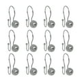 thumbnail image 5 of Utopia Alley  Shower Hooks,  Double Shower Curtain Hooks for Bathroom, Crystal Design, Set of 12 Polished Chrome, 5 of 10