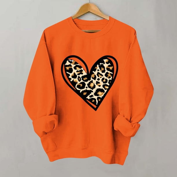 Xuyuer Women's Round Neck Fashion Print Long Sleeve Sweatshirt, Graphic Pullover Top for Casual Spring Wear, Lounge Comfort and Street Style Outfits