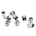 thumbnail image 1 of Guitar Strap Button, 10 Pcs Adjustable Buttons Metal End Pins Universal Strap Lock Pin For Electric Guitar Bass Ukulele, 1 of 8