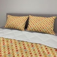 thumbnail image 2 of Abstract Comforter & Sham Bedding Set, Repeating Pattern Colorful Big Little Polka Dots Circles Diagonal Striped Design, 3 pcs Duvet Set Microfiber Filling Quilt, 5 Sizes, Multicolor, by Ambesonne, 2 of 4