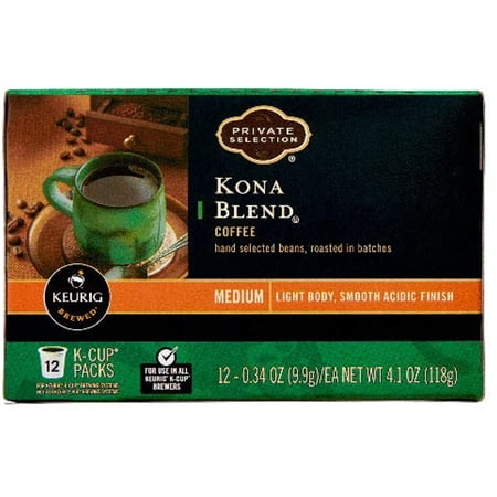Private Selection Kona Blend Coffee K-Cups 12 Ct (Pack Of 2)