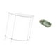 thumbnail image 5 of Mesita de noche de acrílico,Mesa auxiliar de acrílico transparente Mesa auxiliar transparente en capas,Mesa pequeña de acrílico,mesita de noche pequeña,compacta,Bandeja de, 5 of 8