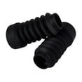 thumbnail image 5 of 1 Pair/2 Pcs Universal Motorcycle Bike Rubber Front Fork Boots Shock  Cover Set - Black, 5 of 8