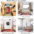thumbnail image 6 of 2 Pieces Kitchen Rugs, Abstract Anti Fatigue Non Slip Foam Cushioned Bright Colorful Art Painting Comfort Indoor Floor Mat Runner Rug Set for Laundry Office Sink Bathroom (17"X48"+17"X24"), 6 of 6