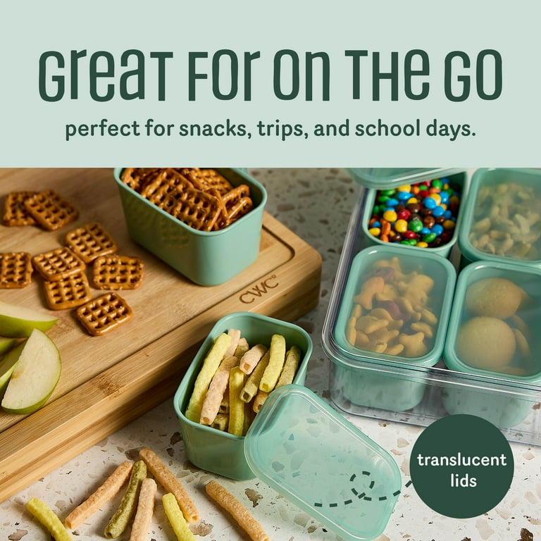 Cook With Color 8-Compartment Snackle Box Food Storage Carrier and