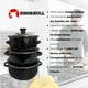 thumbnail image 5 of Juego de ollas con tapa de Peltre 6 pz International Negra  Shorbull, 5 of 6