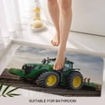 thumbnail image 3 of Farm Tractor Door Mat&nbsp;Indoor Outdoor Entrance, Non Slip Rug for Kitchen Bathroom Entryway Rug, Green Truck Country Rustic Field Harvester Washable Doormat Floor Mat for Office 20x31.5 Inch, 3 of 8