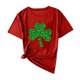 thumbnail image 4 of Camisas de Manga Corta para Mujeres Moda Casual Mujeres Camisa de Impresión Casual Cuello Redondo Pullover Tee Blusas de Manga Corta Casuales para Mujeres, 4 of 5