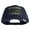 Navy, variant on US Marines Veteran Flag Design Embroidered Solid Cotton Twill Mesh Prostyle Cap - Black OSFM