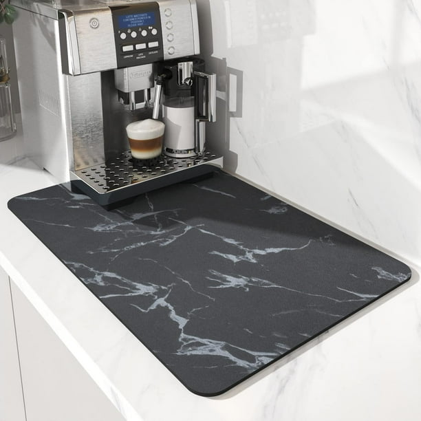 MontVoo Coffee Mat Quick Absorbent Hide Stain Kitchen Counter Mat