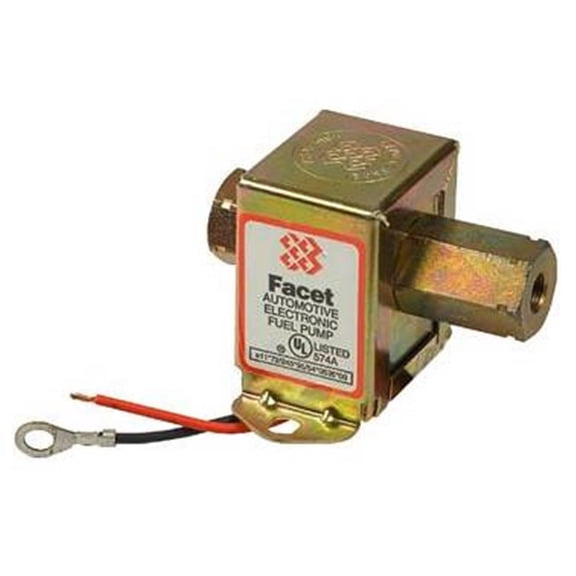 New 12V Facet Solid State Fuel Pump Compatible With Carbureted 2 3 5PSI Engines Kohler By Part Number 249862