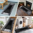 thumbnail image 6 of Optical Illusion 2'x6' Runner Rug, Abstract 3D Black Grey Looks Like Holes Washable Non-Slip Area Rugs for Hallway Kitchen Floor Bedroom Entryway, StainResistant Laundry Carpet Decoration Indoor Mat, 6 of 9