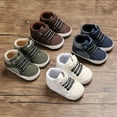 thumbnail image 2 of Newborn Baby Boy Girls Soft Sole Crib Shoes Warm Boots Anti-slip Sneakers Baby Casual Shoes, 2 of 5
