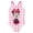 Minnie Pink Gingham, variant on Disney Minnie Mouse Toddler Girls' Sleeveless One Piece Bathing Suit Tropical Blue